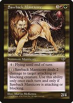 Glossy Finish Mirage Sawback Manticore ( #281 )