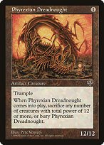 Glossy Finish Mirage Phyrexian Dreadnought ( #315 )