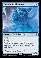 Glossy Finish Murders at Karlov Manor Commander Final-Word Phantom ( #22 )