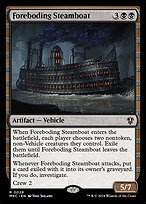 Glossy Finish Murders at Karlov Manor Commander Foreboding Steamboat ( #28 )