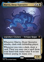 Glossy Finish Murders at Karlov Manor Commander Marvo, Deep Operative ( #315 )