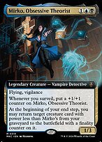 Glossy Finish Murders at Karlov Manor Commander Mirko, Obsessive Theorist ( #316 )