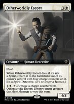Glossy Finish Murders at Karlov Manor Commander Otherworldly Escort ( #323 )