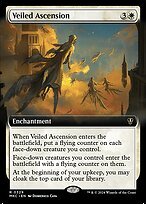 Glossy Finish Murders at Karlov Manor Commander Veiled Ascension ( #329 )