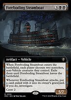 Glossy Finish Murders at Karlov Manor Commander Foreboding Steamboat ( #338 )