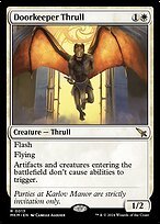Matte Finish Murders at Karlov Manor Doorkeeper Thrull ( #13 )