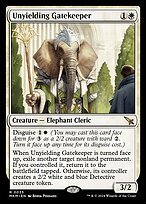 Matte Finish Murders at Karlov Manor Unyielding Gatekeeper ( #35 )