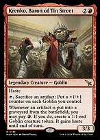 Matte Finish Murders at Karlov Manor Krenko, Baron of Tin Street ( #135 )
