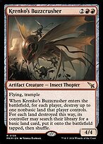 Matte Finish Murders at Karlov Manor Krenko's Buzzcrusher ( #136 )