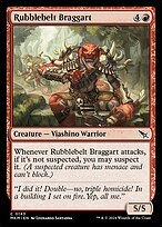 Matte Finish Murders at Karlov Manor Rubblebelt Braggart ( #143 )