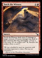 Matte Finish Murders at Karlov Manor Torch the Witness ( #146 )