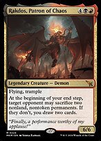 Matte Finish Murders at Karlov Manor Rakdos, Patron of Chaos ( #224 )
