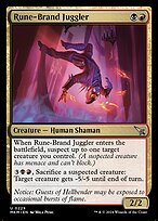 Matte Finish Murders at Karlov Manor Rune-Brand Juggler ( #229 )