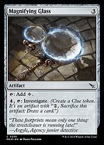 Matte Finish Murders at Karlov Manor Magnifying Glass ( #255 )