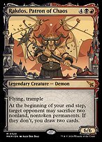 Matte Finish Murders at Karlov Manor Rakdos, Patron of Chaos ( #320 )