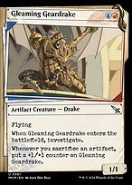 Matte Finish Murders at Karlov Manor Gleaming Geardrake ( #361 )