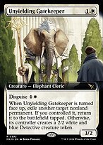 Matte Finish Murders at Karlov Manor Unyielding Gatekeeper ( #392 )