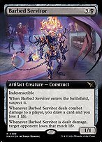 Matte Finish Murders at Karlov Manor Barbed Servitor ( #398 )