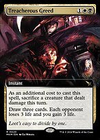 Matte Finish Murders at Karlov Manor Treacherous Greed ( #420 )
