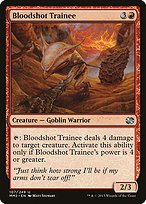Glossy Finish Modern Masters 2015 Bloodshot Trainee ( #107 )