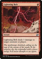 Glossy Finish Modern Masters 2015 Lightning Bolt ( #122 )