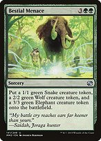 Glossy Finish Modern Masters 2015 Bestial Menace ( #141 )
