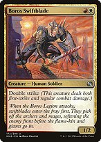 Glossy Finish Modern Masters 2015 Boros Swiftblade ( #172 )