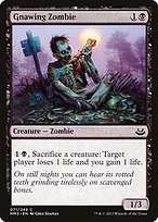 Matte Finish Modern Masters 2017 Gnawing Zombie ( #71 )