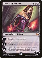 Matte Finish Modern Masters 2017 Liliana of the Veil ( #76 )