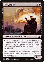 Matte Finish Modern Masters 2017 Pit Keeper ( #81 )