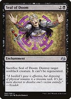 Matte Finish Modern Masters 2017 Seal of Doom ( #83 )