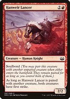 Matte Finish Modern Masters 2017 Hanweir Lancer ( #97 )