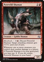 Matte Finish Modern Masters 2017 Pyrewild Shaman ( #106 )