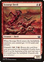 Matte Finish Modern Masters 2017 Scourge Devil ( #111 )
