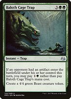 Matte Finish Modern Masters 2017 Baloth Cage Trap ( #120 )