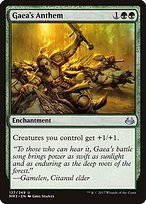 Matte Finish Modern Masters 2017 Gaea's Anthem ( #127 )
