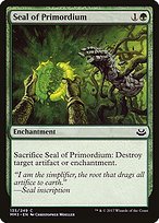 Matte Finish Modern Masters 2017 Seal of Primordium ( #135 )