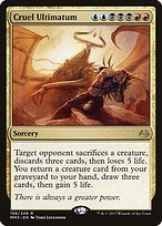 Matte Finish Modern Masters 2017 Cruel Ultimatum ( #158 )