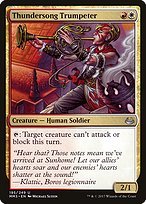 Matte Finish Modern Masters 2017 Thundersong Trumpeter ( #195 )