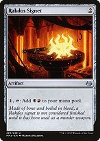 Matte Finish Modern Masters 2017 Rakdos Signet ( #225 )