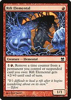 Glossy Finish Modern Masters Rift Elemental ( #127 )