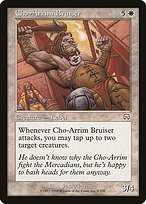 Glossy Finish Mercadian Masques Cho-Arrim Bruiser ( #9 )