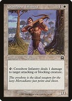 Glossy Finish Mercadian Masques Crossbow Infantry ( #16 )