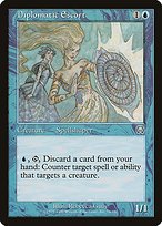 Glossy Finish Mercadian Masques Diplomatic Escort ( #74 )