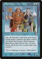 Glossy Finish Mercadian Masques Overtaker ( #89 )