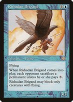 Glossy Finish Mercadian Masques Rishadan Brigand ( #92 )