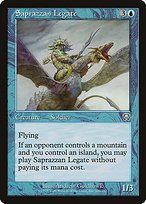 Glossy Finish Mercadian Masques Saprazzan Legate ( #100 )