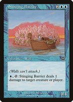 Glossy Finish Mercadian Masques Stinging Barrier ( #107 )