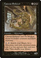 Glossy Finish Mercadian Masques Cateran Enforcer ( #121 )