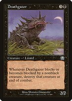 Glossy Finish Mercadian Masques Deathgazer ( #130 )